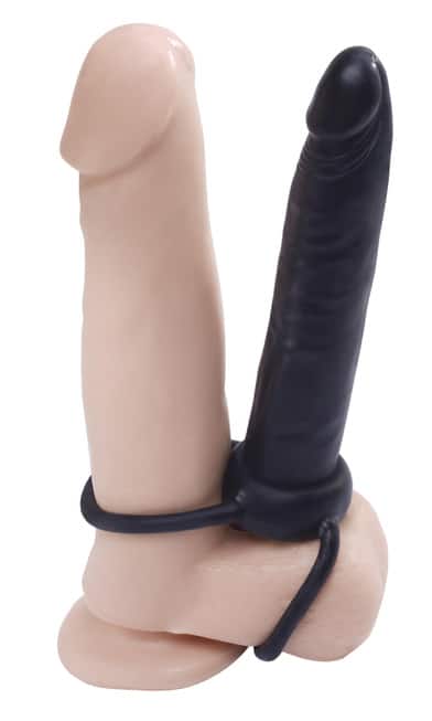 PipeDream Double Trouble Dildo Kép Đen Thú Vị
