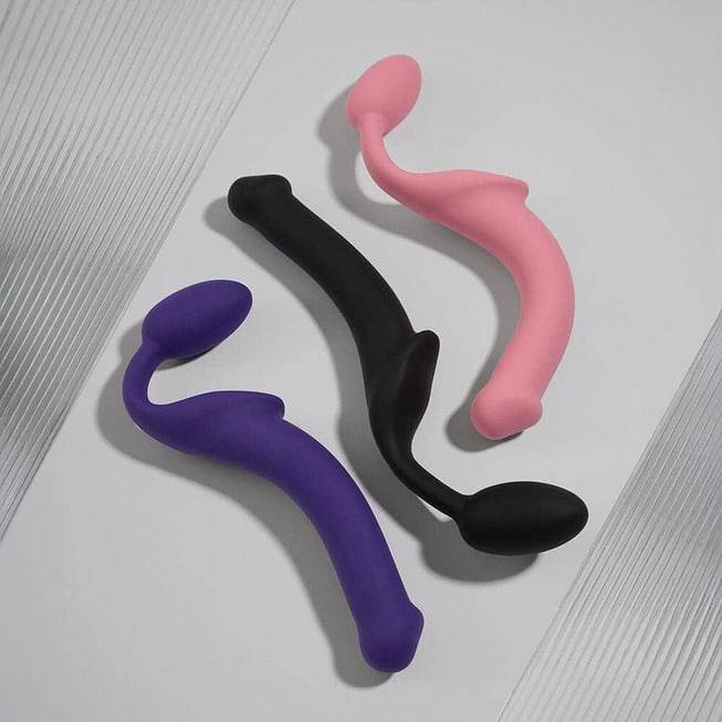 Strap-on-me Semi M Hồng 25cm Siêu Linh Hoạt