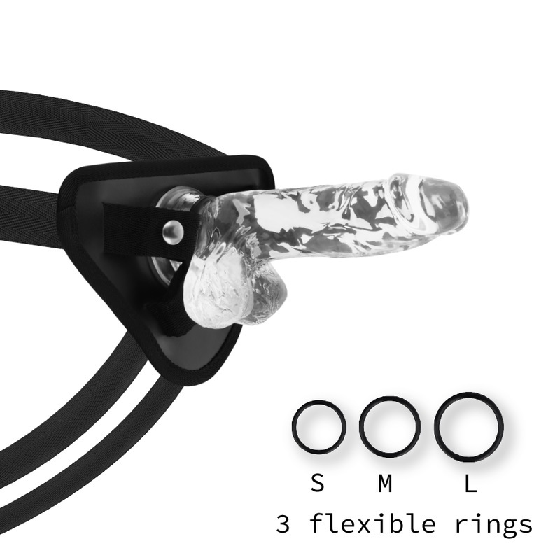 X Ray Strap-on Dildo 15.5cm Gắn Đeo Thực Tế