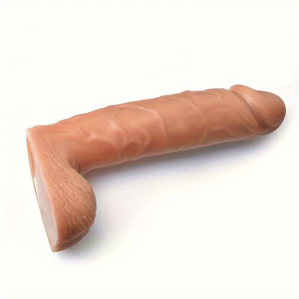 S105T sheath silicone quần dildo rỗng thực tế to