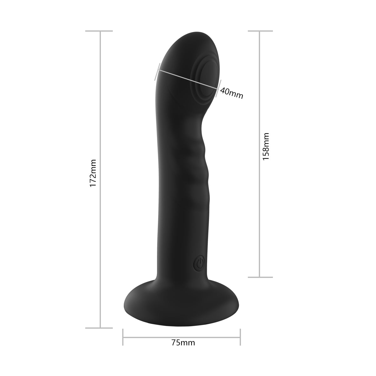 Strapon lesbian dildo rung lớn 5 tần G-spot vỗ mạnh phụ nữ