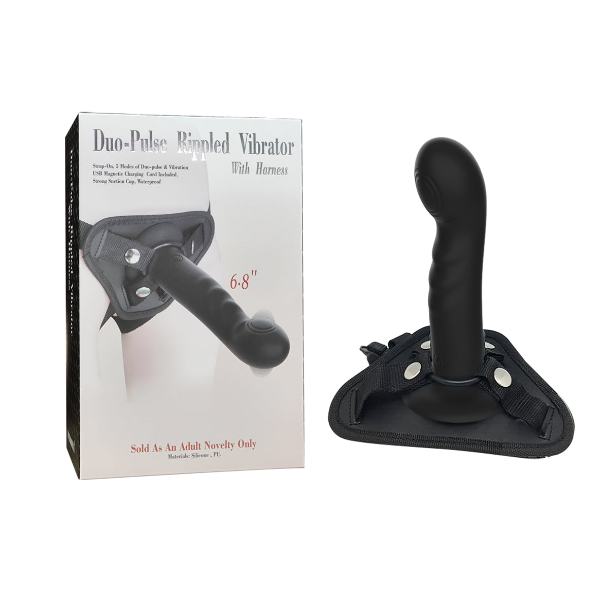 Strapon lesbian dildo rung lớn 5 tần G-spot vỗ mạnh phụ nữ