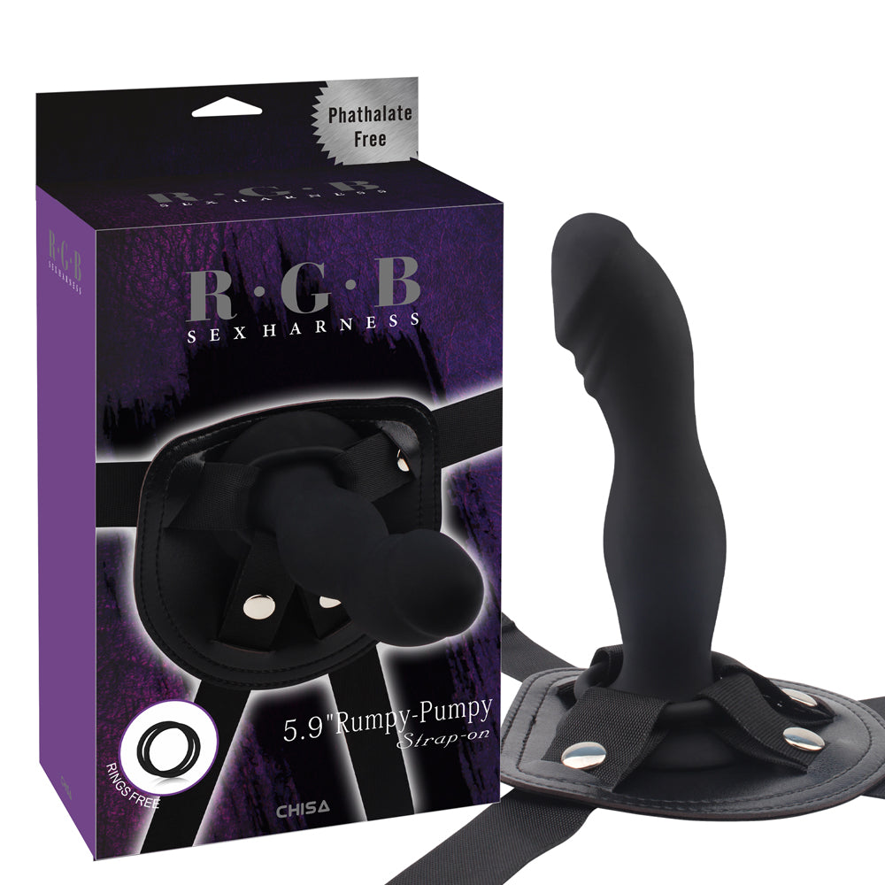 R.G.B Strap-on Dildo Harness Siêu Thoải Mái Khám Phá