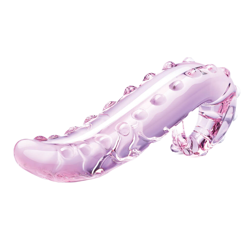  Nhập sỉ Glas Lick-It Dildo Kính Gân Sọc Siêu Sướng  loại tốt 