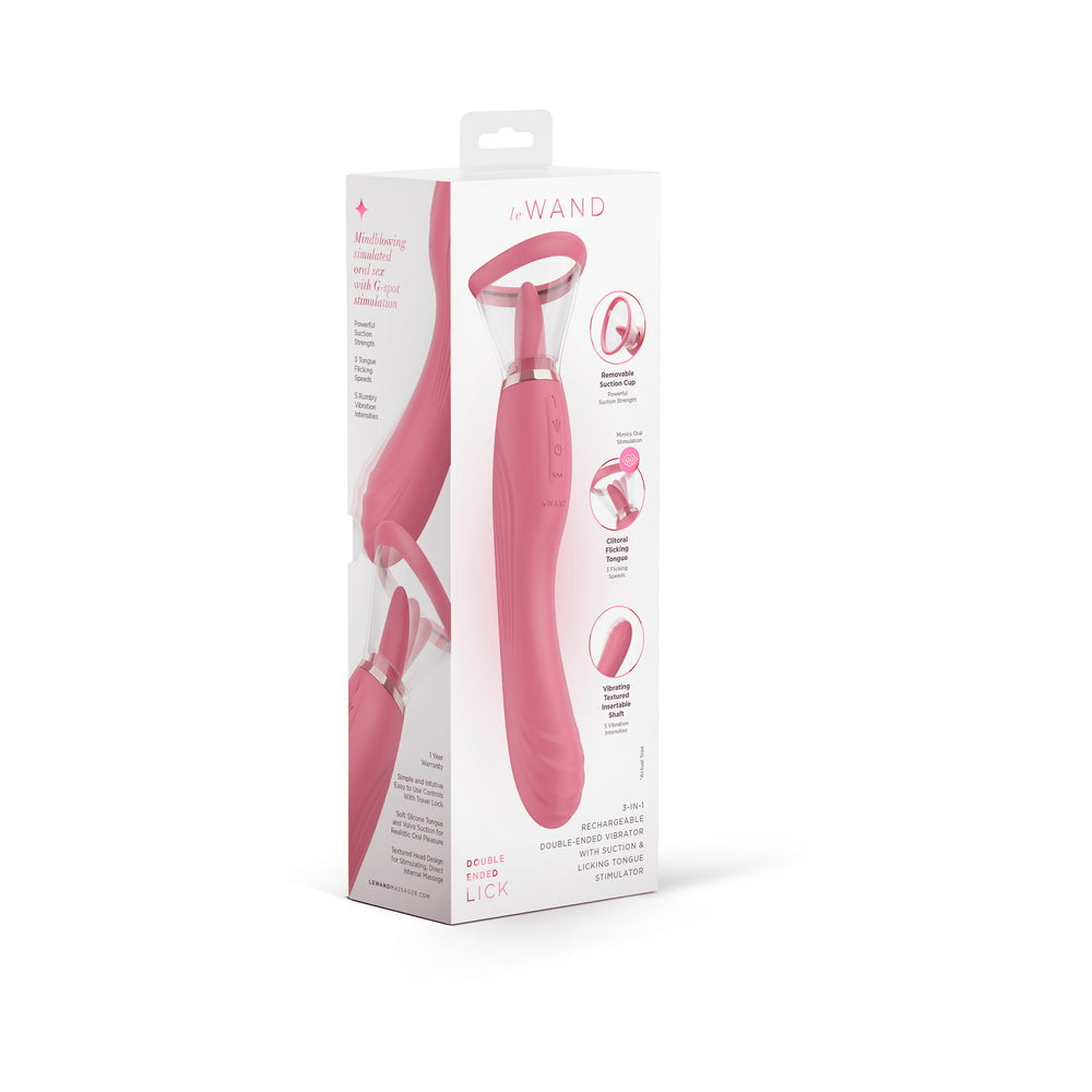 Le Wand Lick Lưỡi Liếm G-Spot 2 Đầu Sạc Siêu Đỉnh 