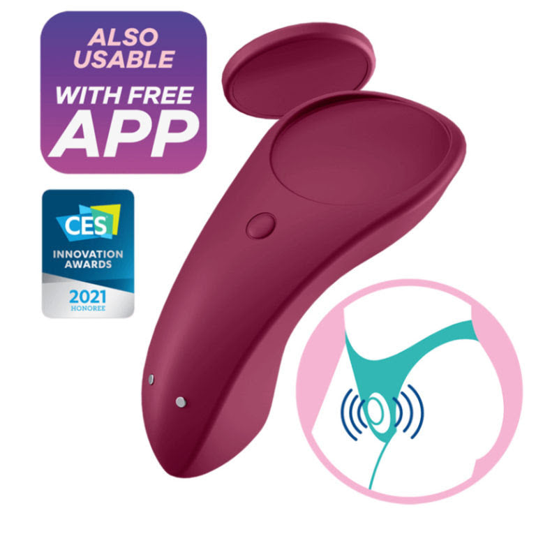 Satisfyer Sexy Secret Máy Rung Đùi Không Tay Siêu Thú Vị 