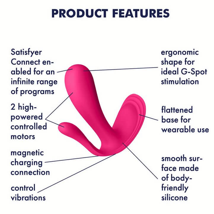 Satisfyer Top Secret+ Panty 3 Lỗ Rung