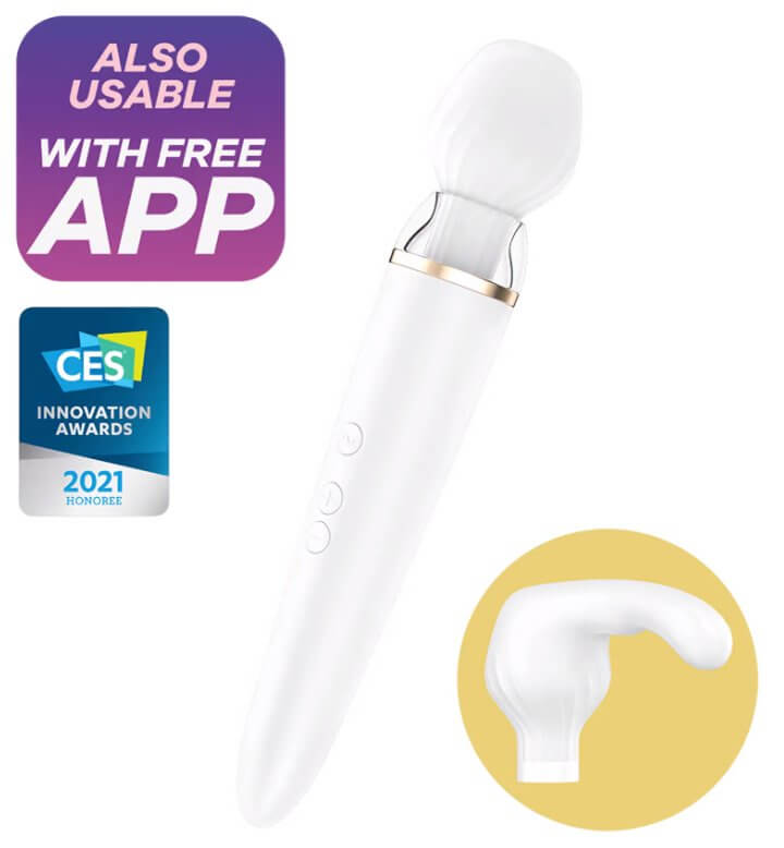 Satisfyer Double Wand-er App Control Siêu Mạnh