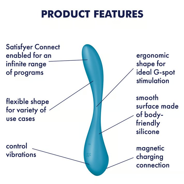 Satisfyer G-Spot Flex 5 App Uốn Cong Đa Năng