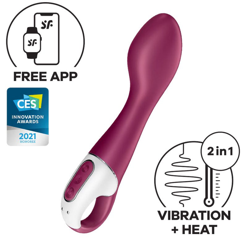 Satisfyer Hot Spot Rung Ấm G-Spot Nóng Bỏng