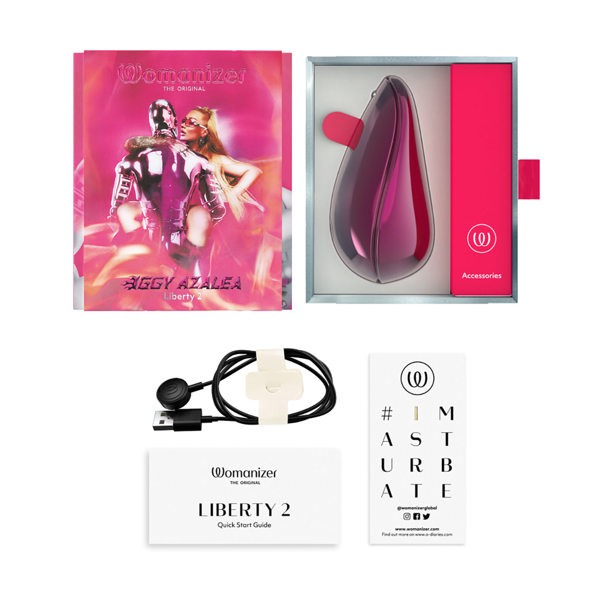 Womanizer Liberty 2 Iggy Azalea hồng kim cương cực khoái