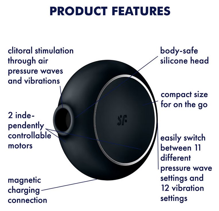 Satisfyer Pro To Go 3 Hút Không Khí Du Lịch