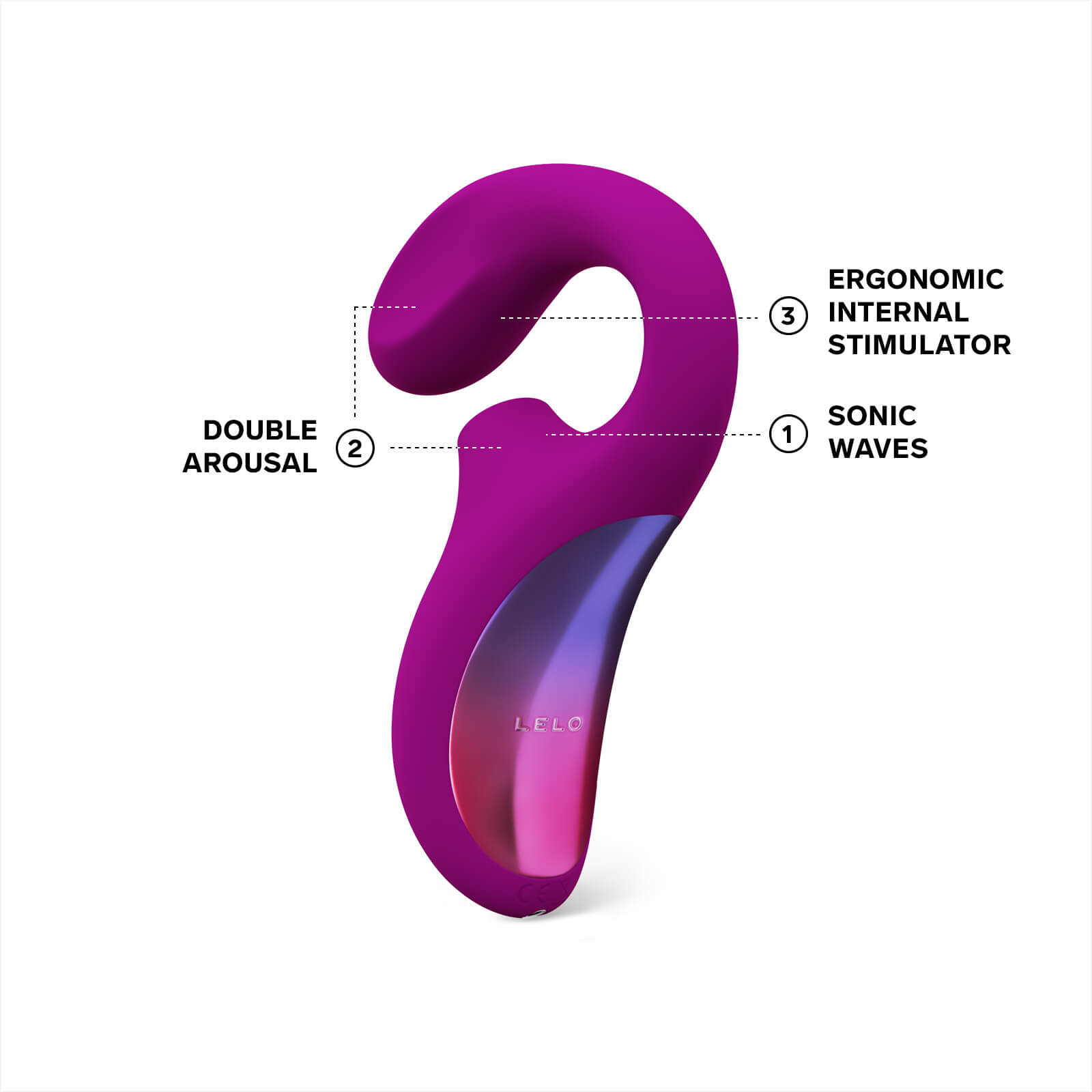 LELO Enigma Kích Thích Âm Đạo Ngọ Tất Cả Phần Clit
