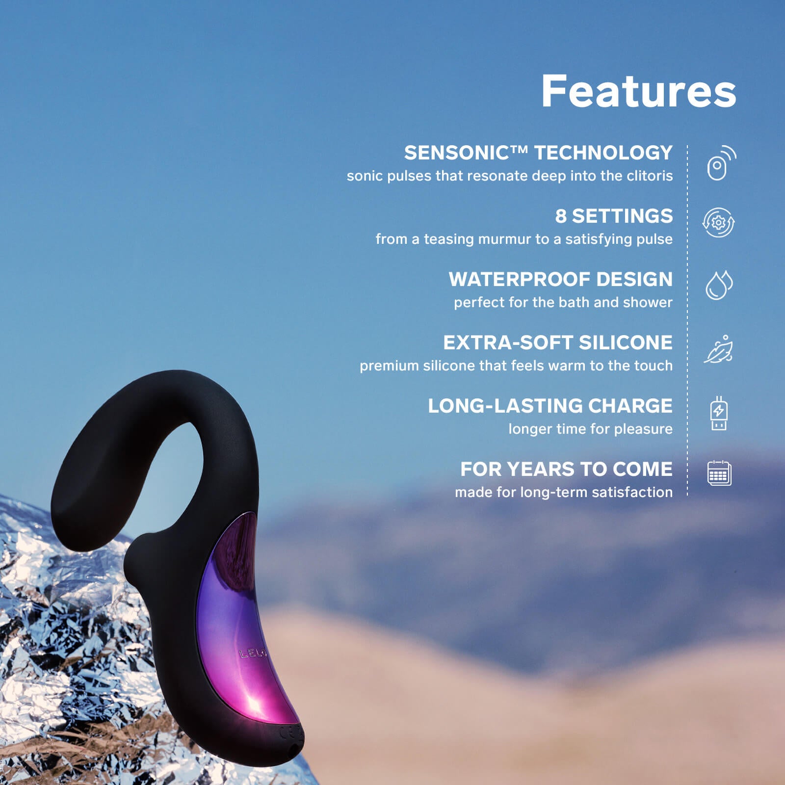 LELO Enigma Kích Thích Âm Đạo Ngọ Tất Cả Phần Clit