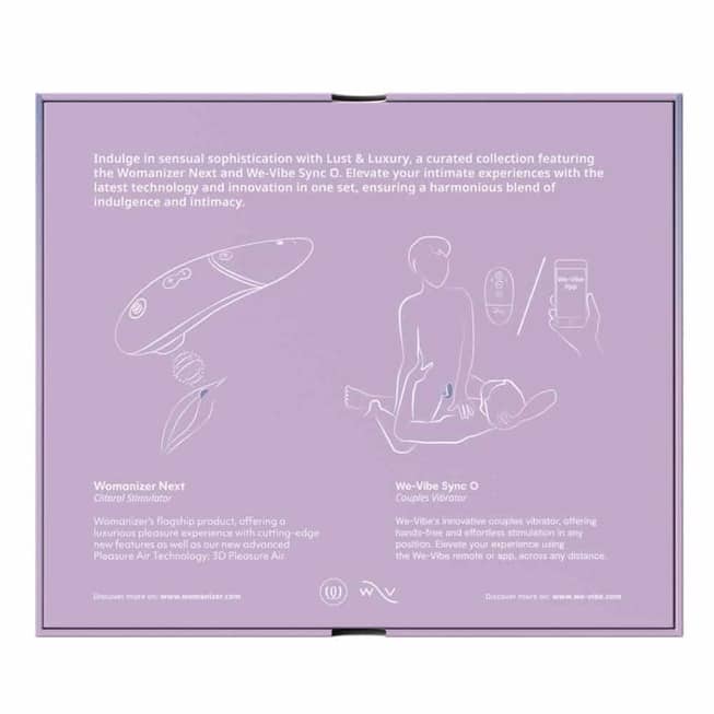 Set Womanizer Next We-Vibe Sync O luxury rung đôi