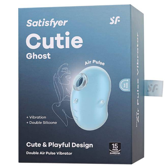 Satisfyer Cutie Ghost Xanh Vacuum Rung Klitoris Siêu Đỉnh