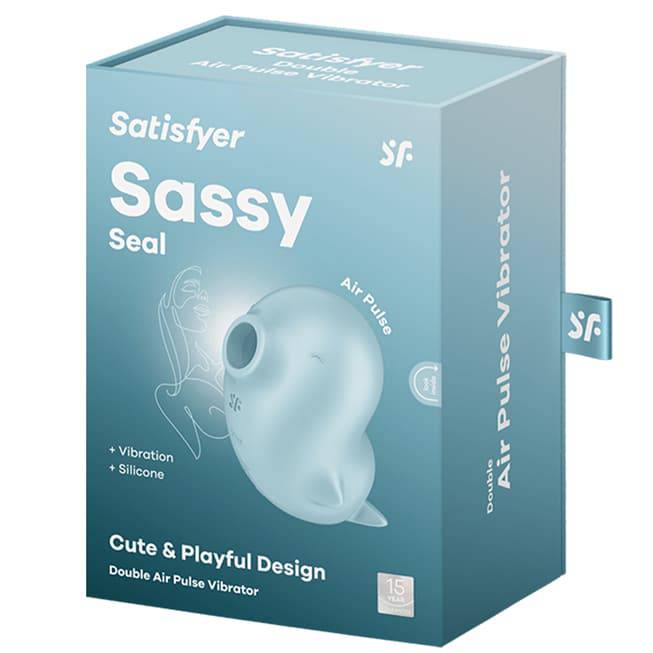 Satisfyer Sassy Seal Xả Hút Âm Hạch Xanh Dương