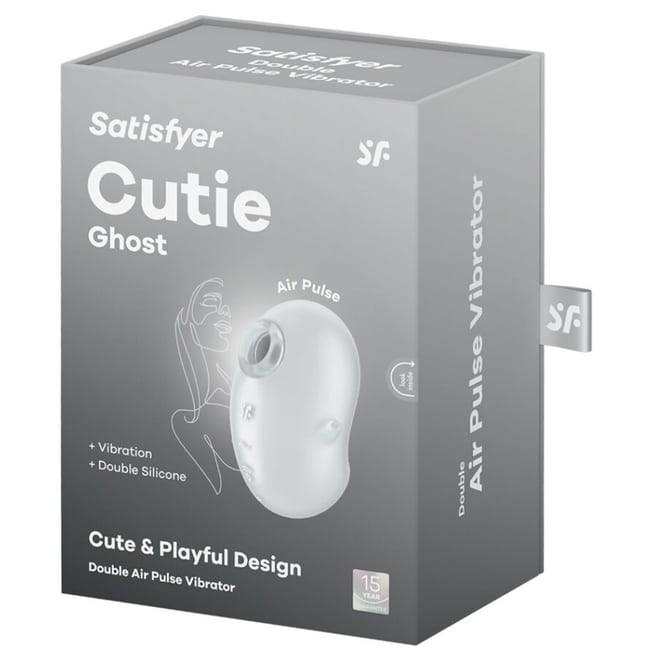 Satisfyer Cutie Ghost Hút Rung Trắng Ma Siêu Nhỏ