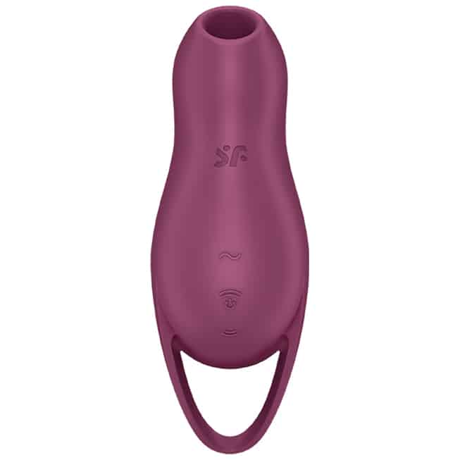 Satisfyer Pocket Pro 1 Hút Âm Hạch Rung Đỏ Nâu Siêu Mạnh