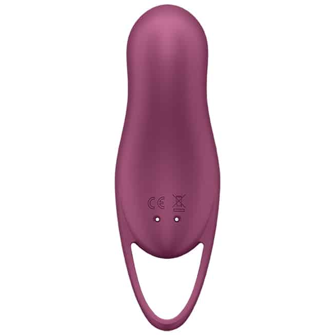 Satisfyer Pocket Pro 1 Hút Âm Hạch Rung Đỏ Nâu Siêu Mạnh