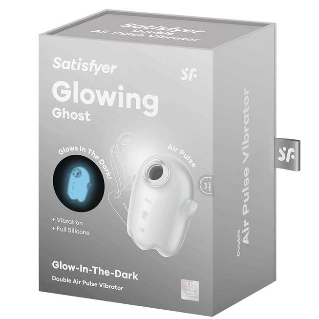 Satisfyer Glowing Ghost Clit Hút Trắng Rung Siêu Dễ Thương