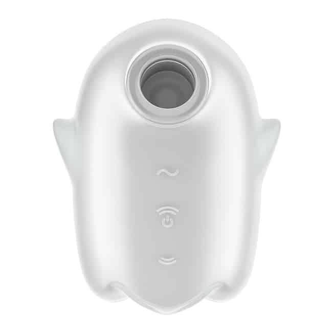 Satisfyer Glowing Ghost Clit Hút Trắng Rung Siêu Dễ Thương
