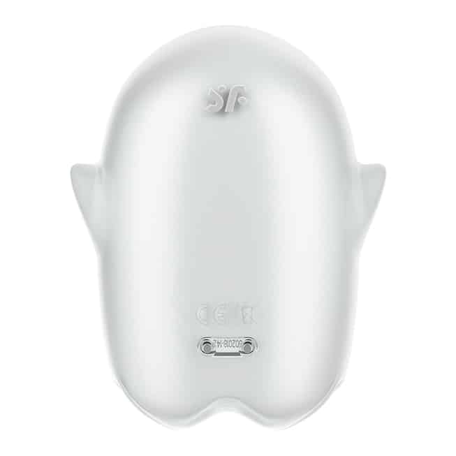 Satisfyer Glowing Ghost Clit Vacuum Trắng Vibra