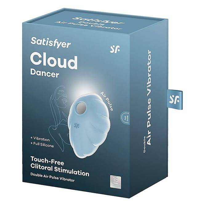 Satisfyer Cloud Dancer hút clit rung xanh nhỏ gọn