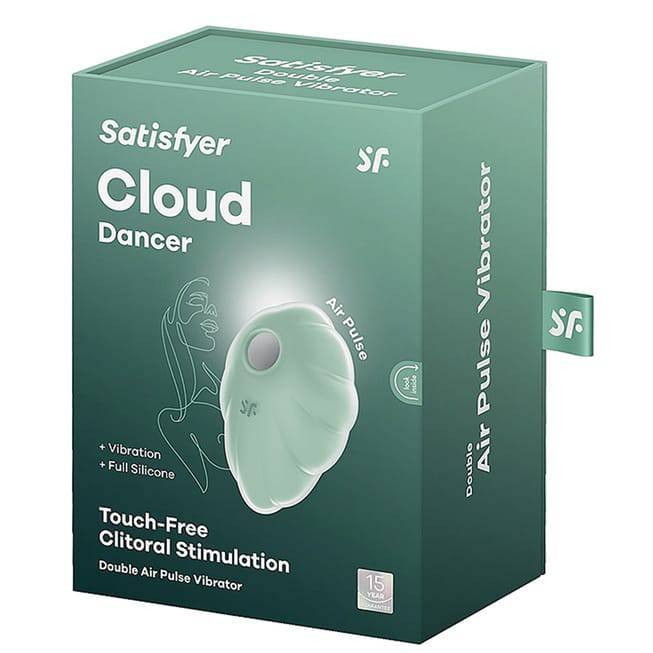 Satisfyer Cloud Dancer Xanh Hút Pussy Rung Mạnh Thoải Mái Đức