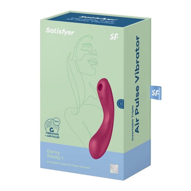 Satisfyer Curvy Trinity 1 Rung Gút Siêu Mạnh Vacuum