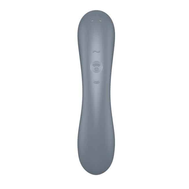 Satisfyer Curvy Trinity Hút G Rung Xám Siêu Mạnh