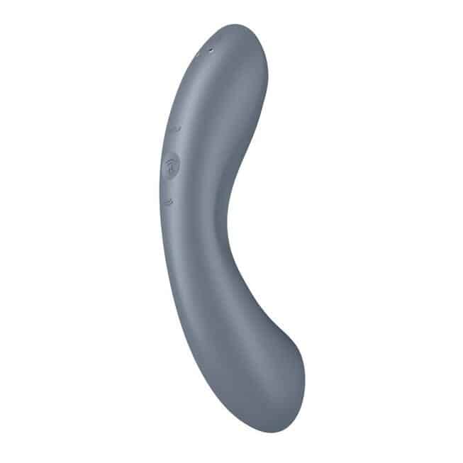 Satisfyer Curvy Trinity Hút G Rung Xám Siêu Mạnh