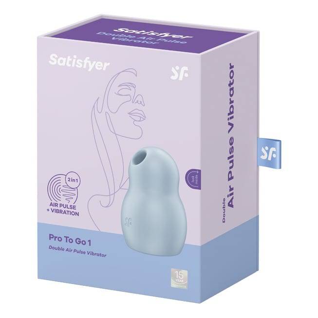 Satisfyer Pro To Go Xanh Hút Rung Xách Tay