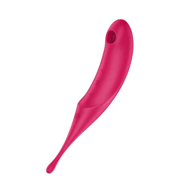Satisfyer Twirling Pro đỏ vacuum clitoris xoáy rung