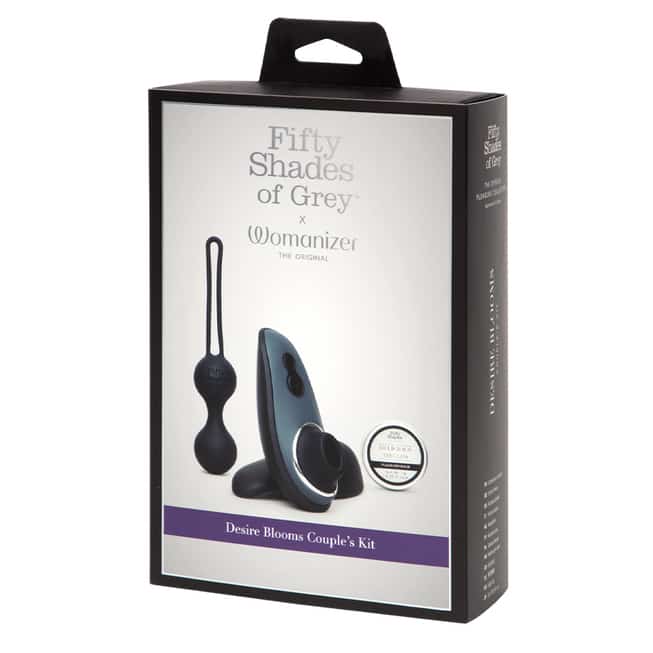 Fifty Shades x Womanizer Desire Blooms Set 3 Món Đen Siêu Gợi