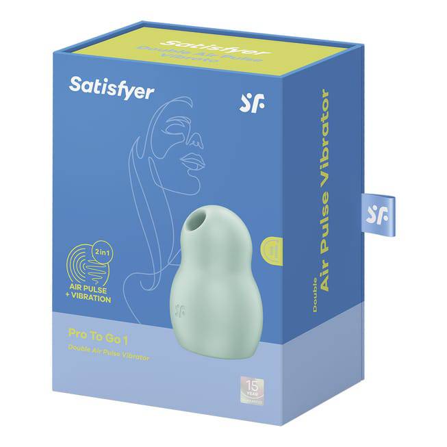 Satisfyer Pro To Go Green Hút Rung Di Động