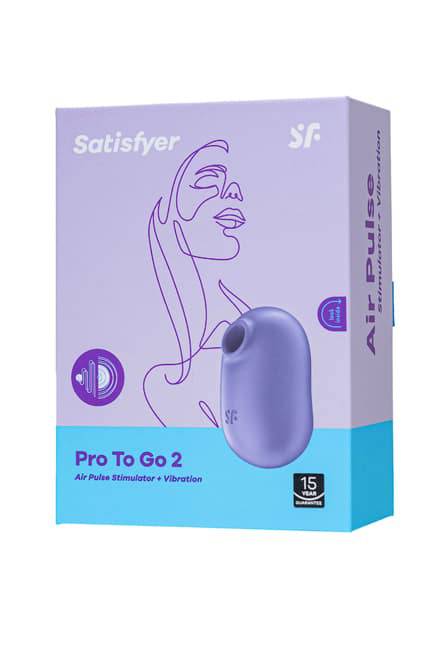 Satisfyer Pro To Go 2 Vacuum Clit Tím Di Động
