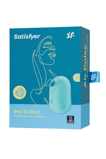 Satisfyer Pro To Go 2 xanh hút rung clitoris di động mạnh mẽ