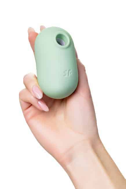 Satisfyer Pro To Go 2 xanh hút rung clitoris di động mạnh mẽ