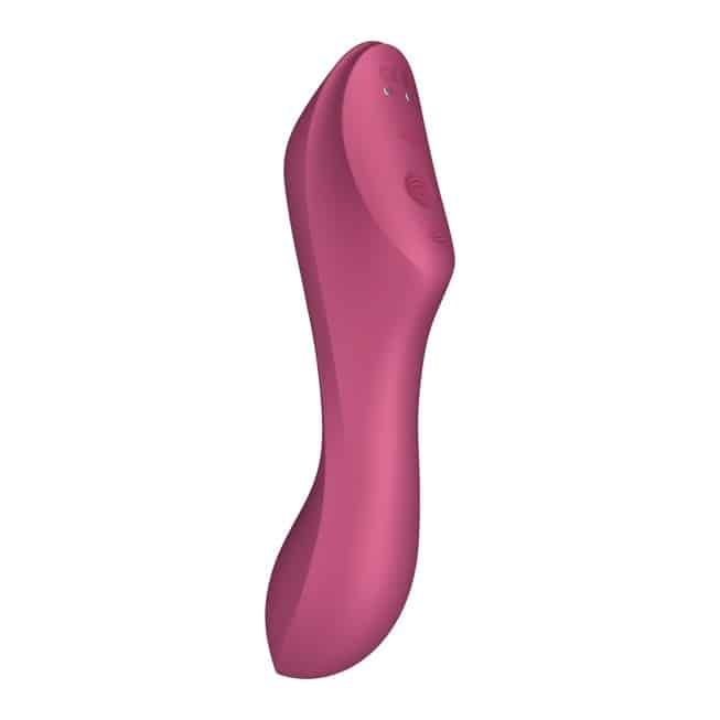 Satisfyer Curvy Trinity 3 Đỏ Gió Rung G Siêu Mạnh