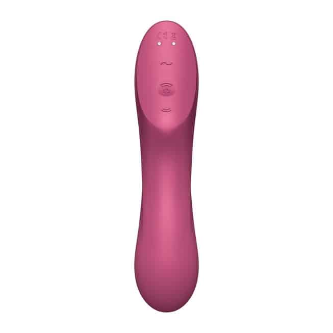Satisfyer Curvy Trinity 3 Đỏ Gió Rung G Siêu Mạnh