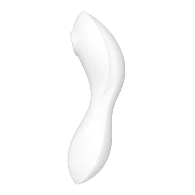 Satisfyer Curvy Trinity G-Spot Vacuum App Trắng