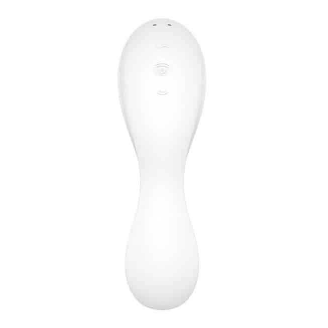 Satisfyer Curvy Trinity G-Spot Vacuum App Trắng