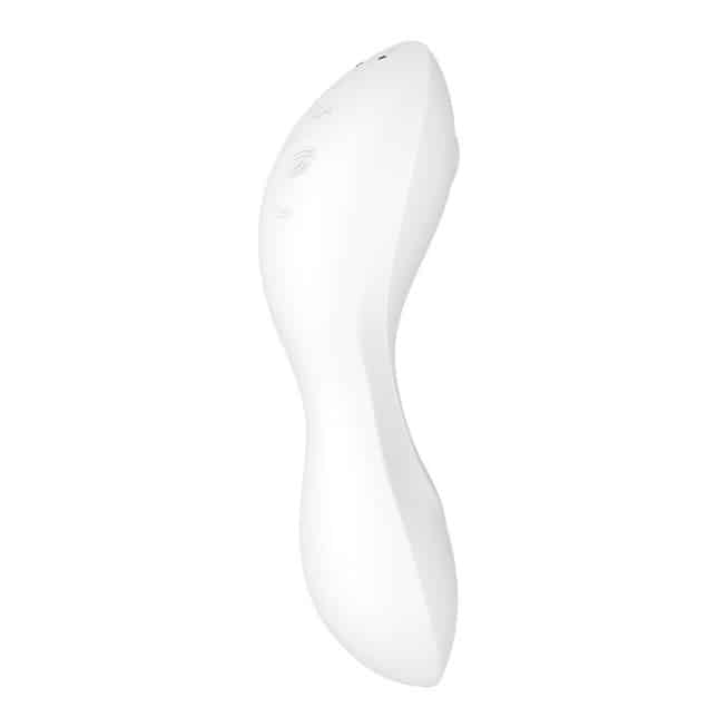 Satisfyer Curvy Trinity G-Spot Vacuum App Trắng