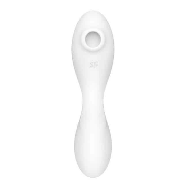 Satisfyer Curvy Trinity G-Spot Vacuum App Trắng