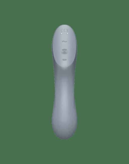 Satisfyer Curvy Trinity 3 Xám Hút G Mạnh