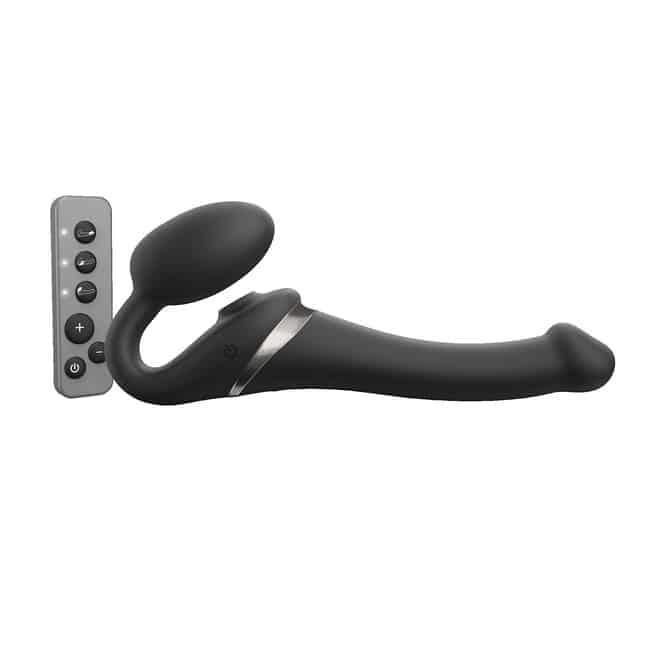 Strapon Strap-on-me Multi Orgasm S Đen Vibra Hút