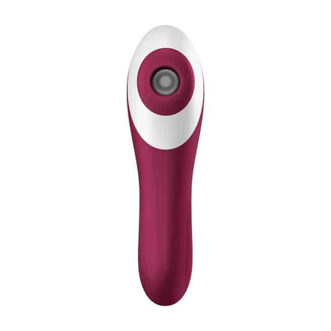 Satisfyer Dual Crush G-Spot Hút Sóng Đỏ 17.5cm