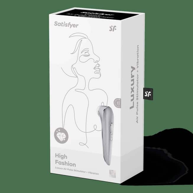 Satisfyer Luxury Bạc Hút Âm Đạo Rung Cao Cấp
