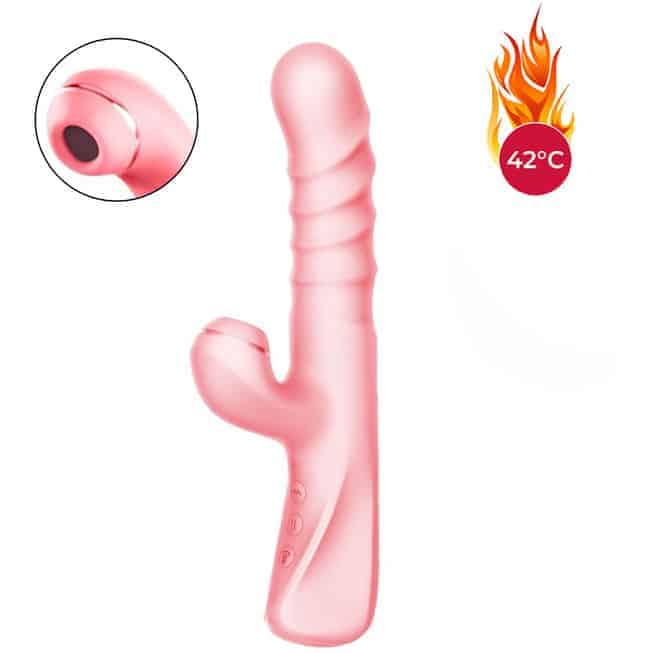 Erocome Phoenix Thỏ Hút Nóng Hồng 23cm Đỉnh 